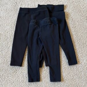 Primary Kids Black Leggings Trio — One Fleece!